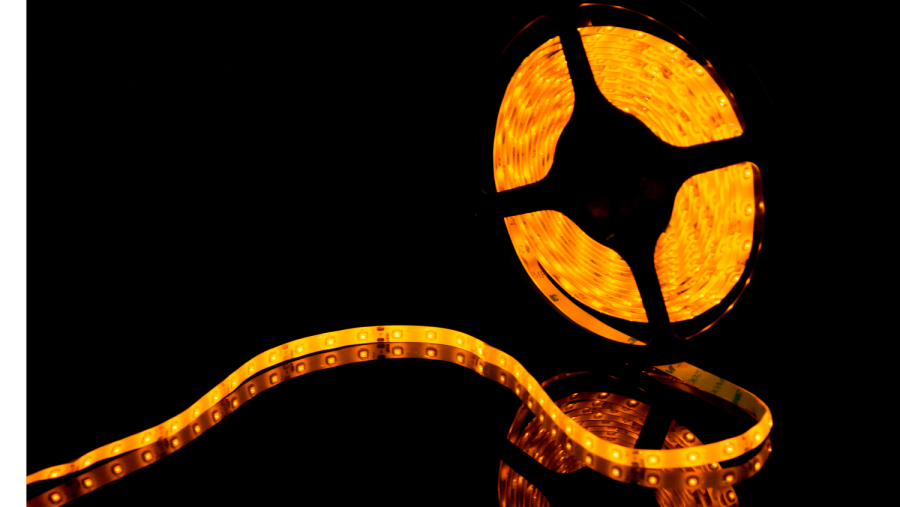 Лента светодиодная SWG SWG360, со скотчем 3М, IP20, желтый