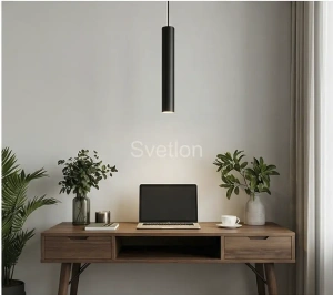 Светильник LED «Цилиндр», HB0815 3CCT h=15см d=4см IP20 черный