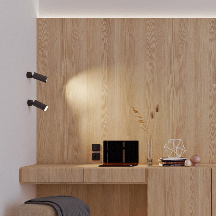 Светильник SP-POLO-TRACK-LEG-R65-8W Warm3000 (WH-WH, 40 deg) (Arlight, IP20 Металл, 3 года)