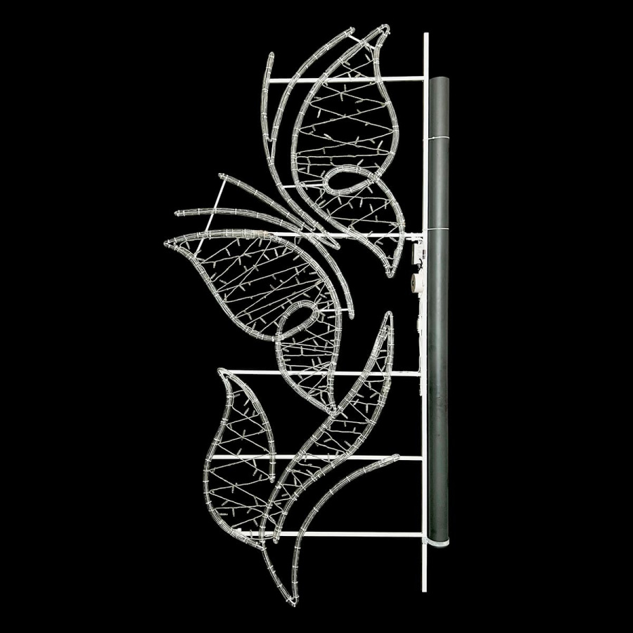 Светодиодная Консоль «Бабочка на ветке» 100 х 250 см, Разноцветная, 220В